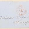 10c black Washington single on express mail cover