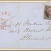 10c black Washington single on cover