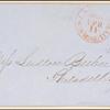 10c black Washington single on express mail cover