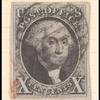 10c black Washington single