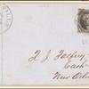 10c black Washington single on cover