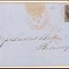10c black Washington pair on express mail cover