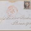 10c black Washington pair on express mail cover