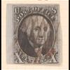 10c black Washington single