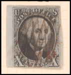 10c black Washington single
