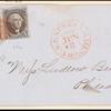 10c black Washington pair on express mail cover