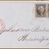 10c black Washington pair on express mail cover