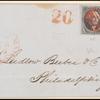 10c black Washington pair on express mail cover