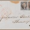 10c black Washington pair on express mail cover
