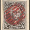 10c black Washington single