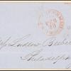 10c black Washington single on express mail cover