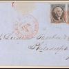 10c black Washington pair on express mail cover