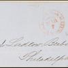 10c black Washington single on express mail cover