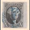 10c black Washington single