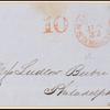 10c black Washington single on express mail cover