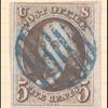5c red brown Franklin single