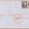 10c black Washington pair on cover