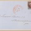10c black Washington single on cover