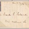 1c dull blue Franklin carrier single on cover