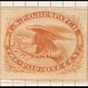 1c dull orange Eagle carrier trial color proof