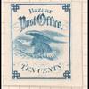 10c blue Sanitary Fair stamp proof