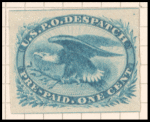 1c blue Eagle carrier single