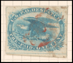 1c blue Eagle carrier single