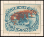 1c blue Eagle carrier single