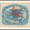 1c blue Eagle carrier stamp