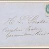 1c blue Eagle carrier stamp on cover