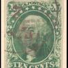 10c green Washington Type IV single