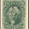 10c green Washington single