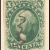10c green Washington Type IV single