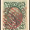 10c green Washington single