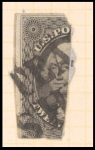 12c black George Washington bisect