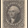 12c black George Washington single