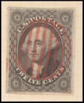 12c black George Washington single