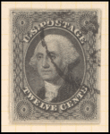 12c black George Washington single