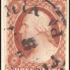 3c dull red Washington reconstructed pane of 100