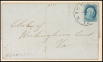 1c blue Franklin single on cover