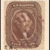 5c brown Jefferson single