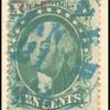 10c green Washington single