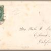 10c green Washington single on cover