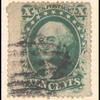 10c green Washington Type V single