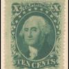 10c green Washington Type V single