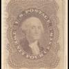 24c red lilac Washington single