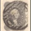 24c gray lilac Washington single