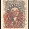 24c gray lilac Washington single