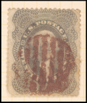 24c gray lilac Washington single