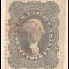 24c gray lilac Washington single